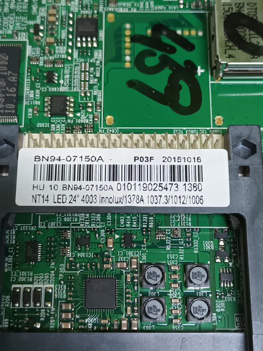PLACA MAIN BN94-07150A, de TV SAMSUNG UE24H4003AW,