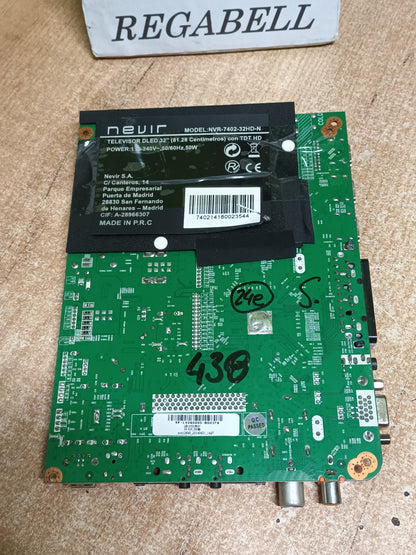 PLACA MAIN HK-T.SP9202P61, de tv NEVIR NVR-7402-32HD-N,