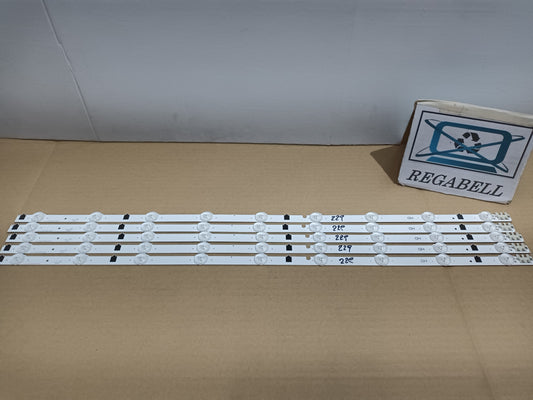 SAMSUNG UE32F5300AW, KIT 5 TIRAS LED (ref.229)