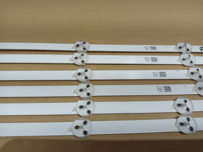 TOSHIBA 49L2863DG,  KIT 6 TIRAS LED (ref.220)