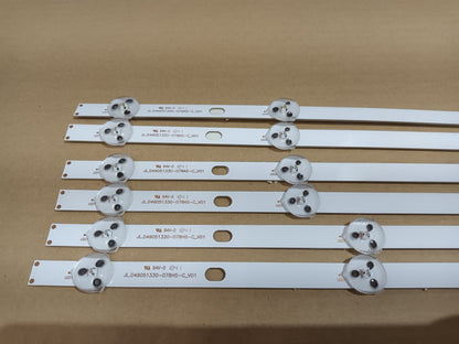 TOSHIBA 49L2863DG,  KIT 6 TIRAS LED (ref.220)