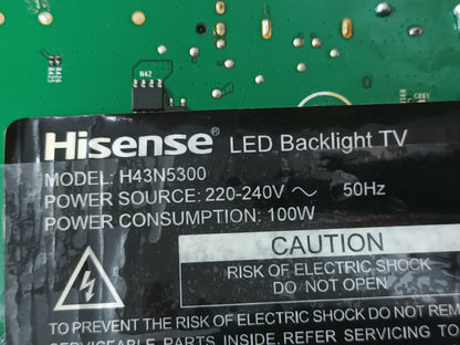 HISENSE H43N5300, KIT 7 TIRAS LED (ref.226)