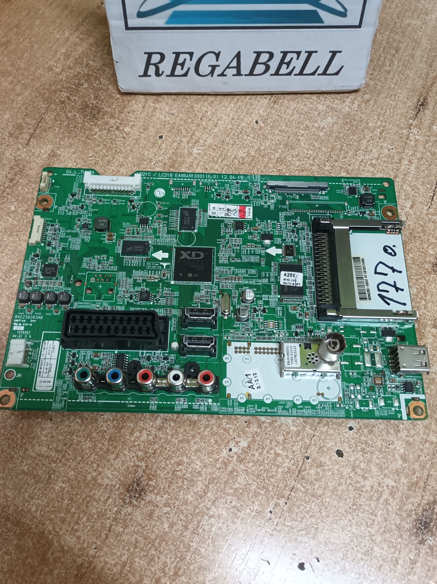 Placa main, EAX64910001(1.0), EBT62174286, de tv LG42LS3450,