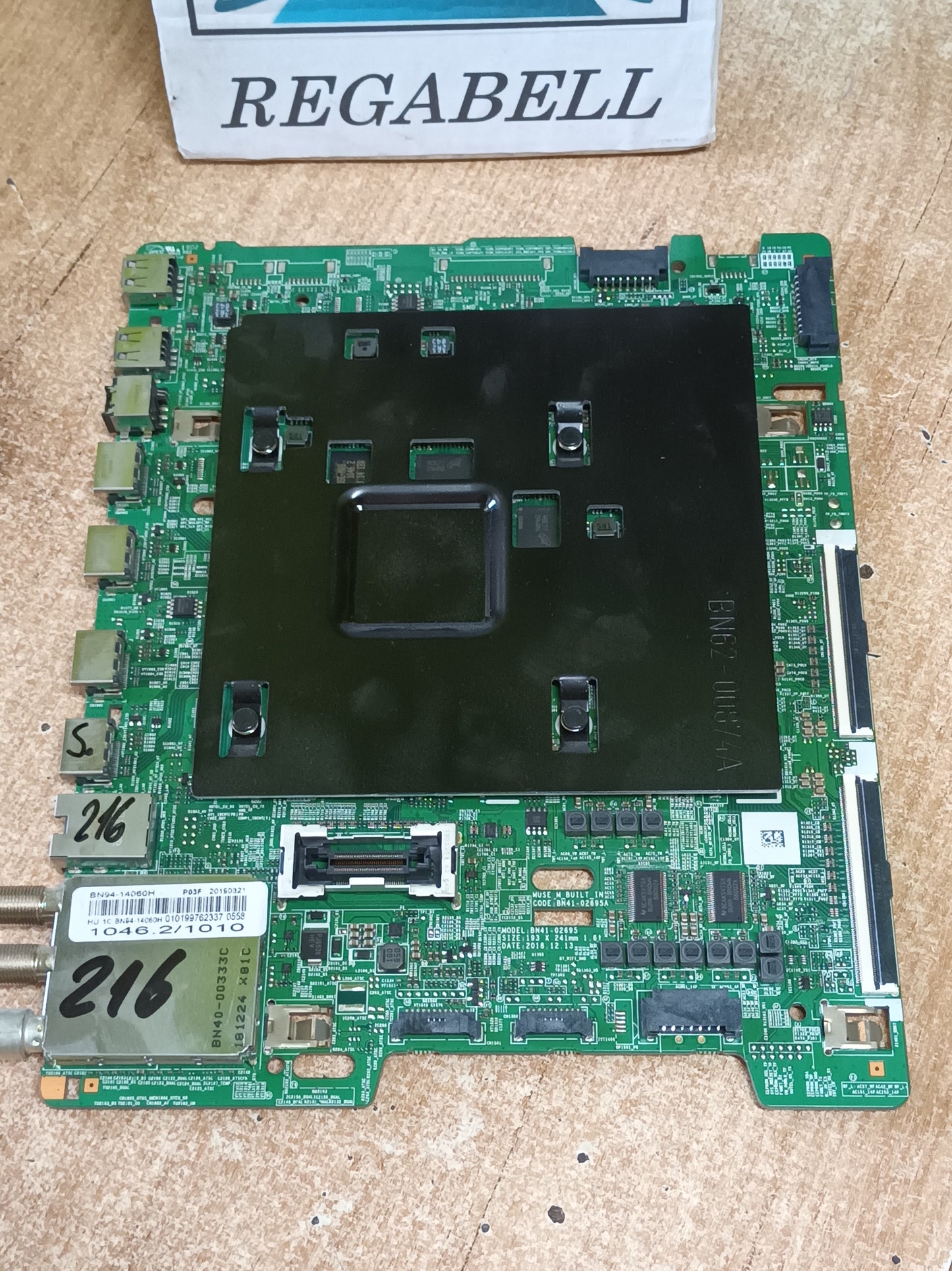 PLACA MAIN, BN94-14060H, de TV SAMSUNG QE55Q80RAt