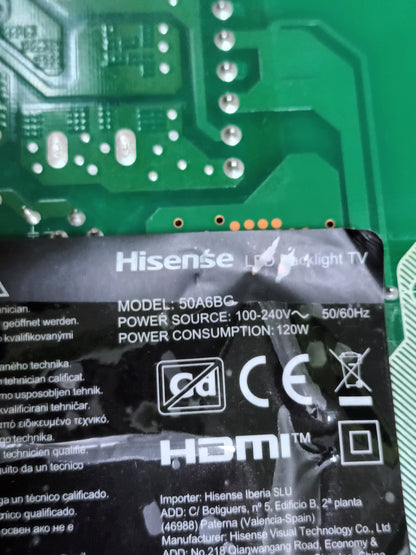 soporte pies de HISENSE 50A6BG