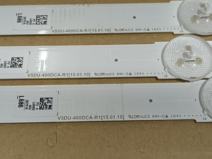UE40KU6000k, KIT 10 TIRAS LED, (ref,101)