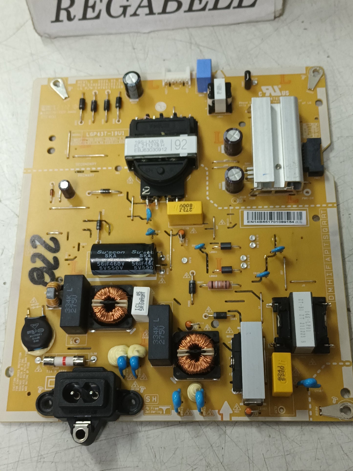 EAX68304102(1.0), NUEVA SIN USAR, de tv LG43UP75003LF,
