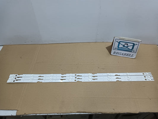 SHARP LC-40FG5342E, KIT 3 TIRAS LED (ref,125)