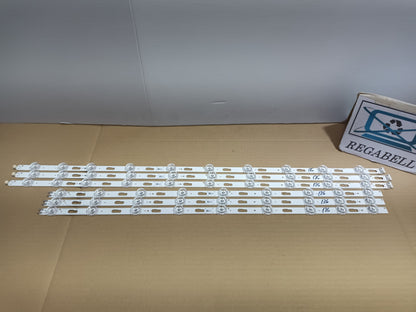 SAMSUN UE65DU7172U,KIT TIRAS LED nuevas, (ref,126)
