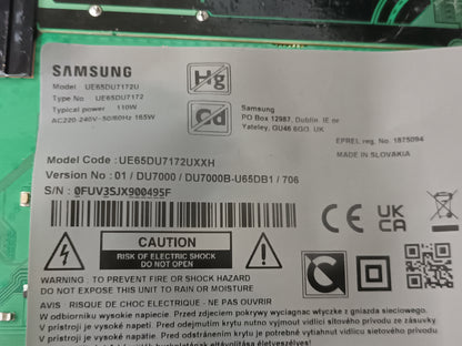 UE65DU7172U, componentes TV NUEVOS, (ref-69)