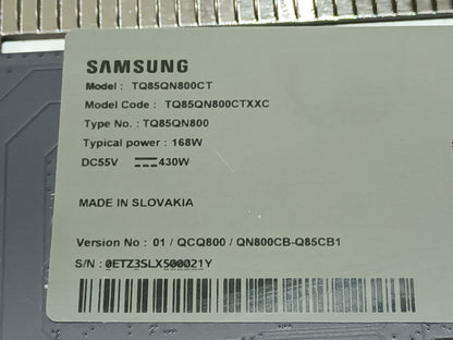 SAMSUNG TQ85QN800C, componentes TV NUEVOS, ref-100