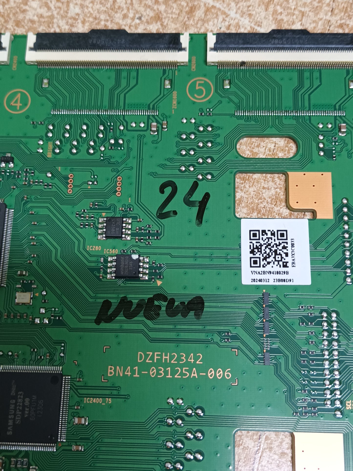 PLACA T-COM, BN41-03125A, NUEVA SIN USAR, de TV SAMSUNG TQ85QN800,