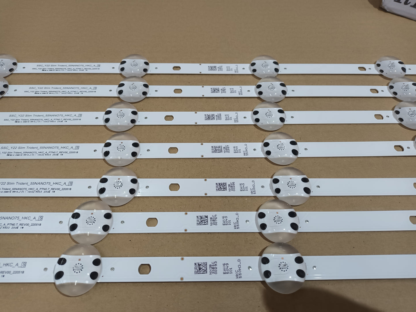 LG 55NANO81T6A,  KIT TIRAS LED nuevas