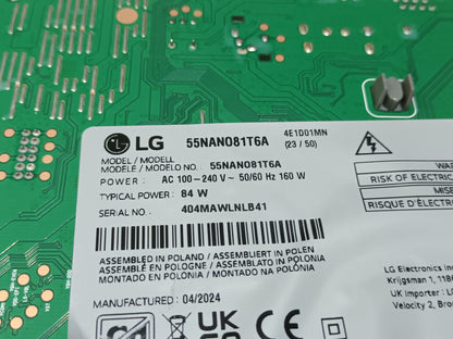 LG 55NANO81T6A,  KIT TIRAS LED nuevas
