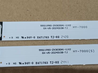 TCL 55P655, KIT TIRAS LED nuevas, (ref-158)