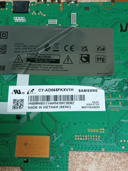 Placa main, BN94-18427J, de tv SAMSUNG TQ65S85DAE, NUEVA SIN USAR,