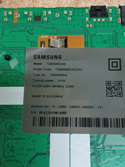 Placa main, BN94-18427J, de tv SAMSUNG TQ65S85DAE, NUEVA SIN USAR,