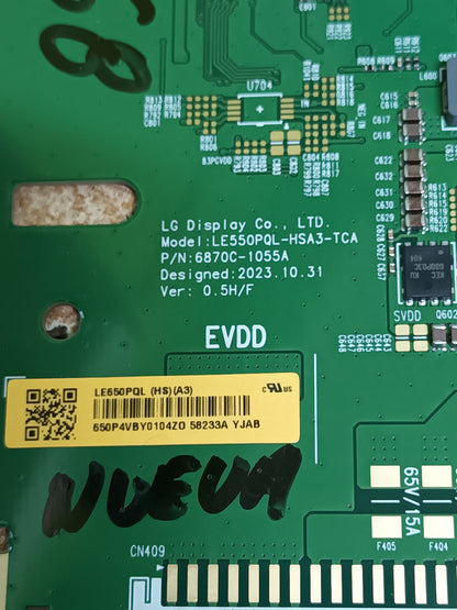 PLACA T-COM, 6870C-1055A, NUEVA SIN USAR, de TV SAMSUNG TQ65S85DAE