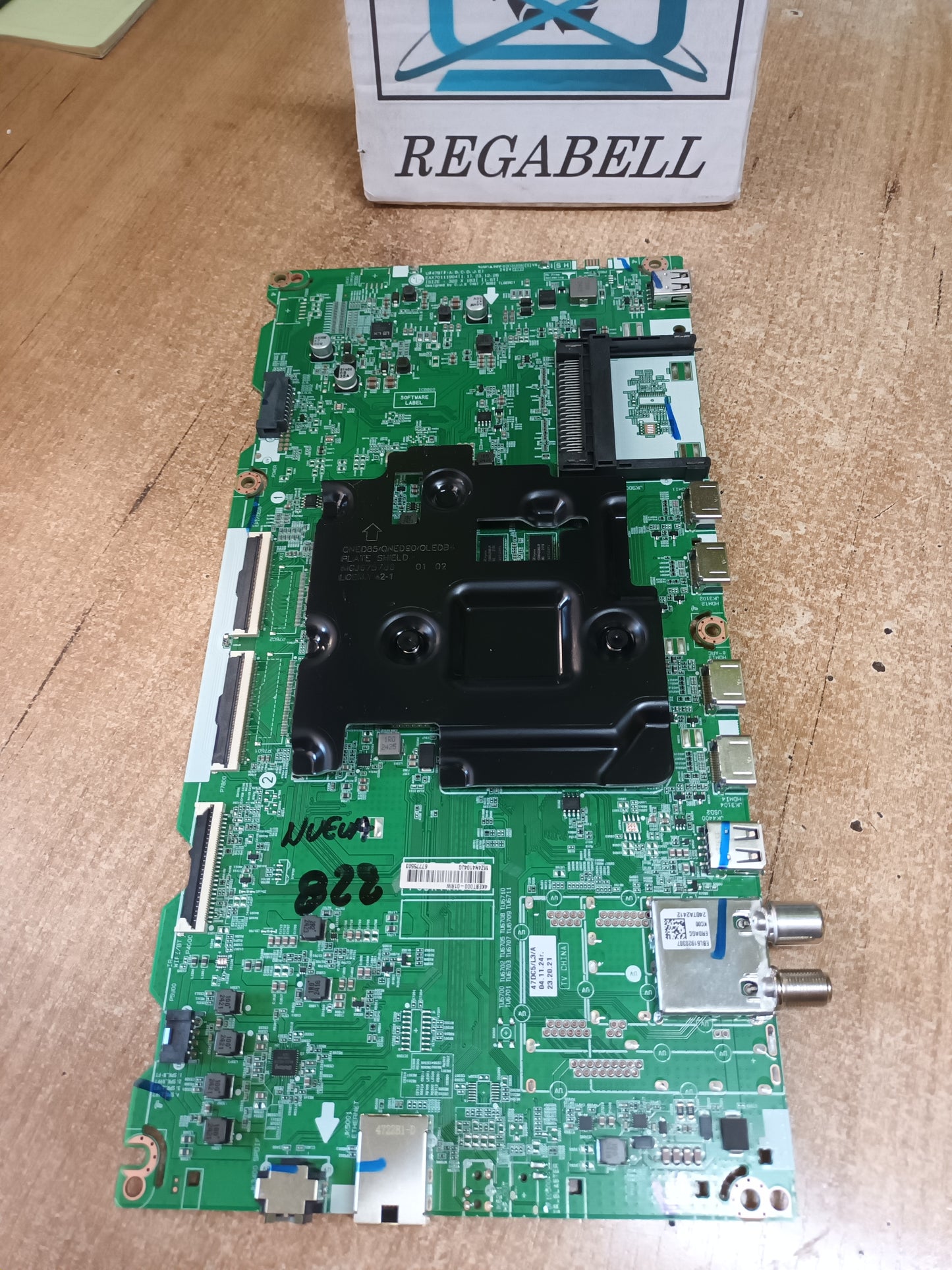 Placa main, AEX70111904(1.1) de tv LG65QNED87T6B, NUEVA SIN USAR