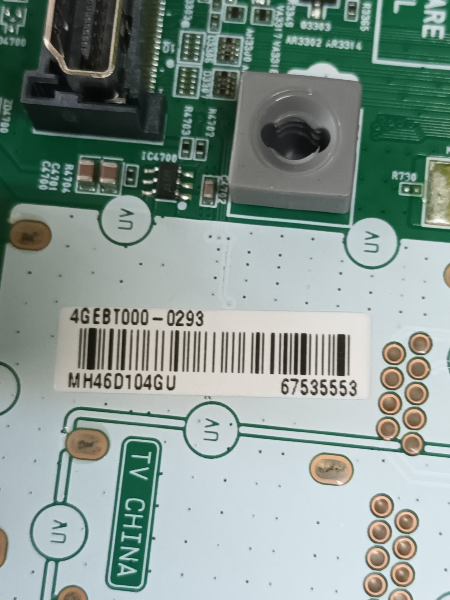 Placa main, EAX70042605(1.0), EBT67535553, de tv LG50UR78006LK, NUEVA SIN USAR,&nbsp;