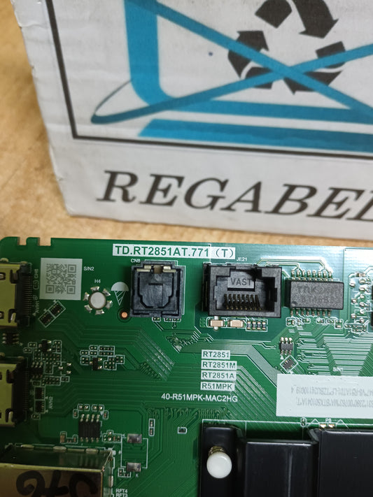 Placa main, TD.RT2851AT.771 (T) de tv TCL 55P655, NUEVA SIN USAr