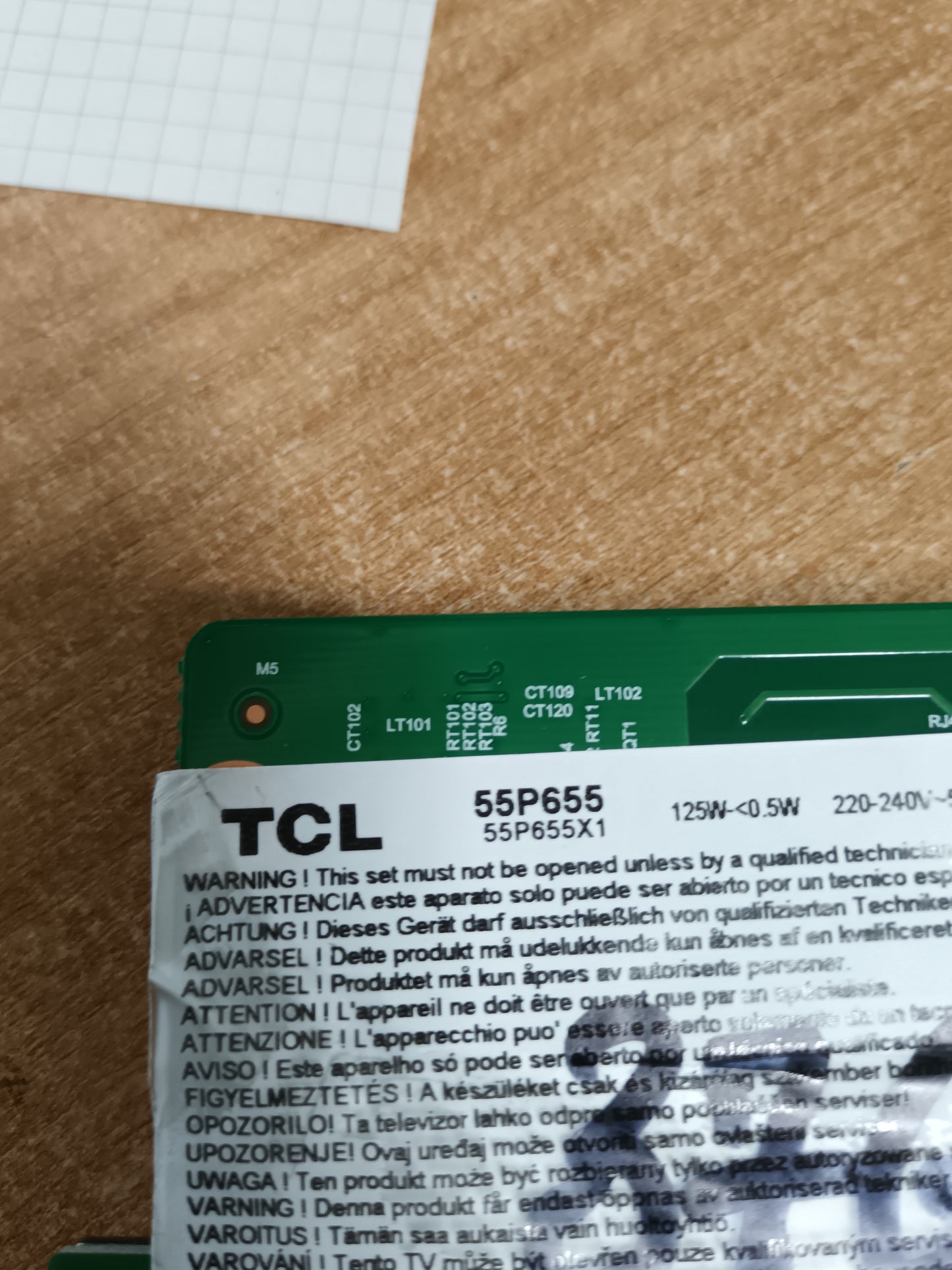 mando tv TCL 55P655, Mando nuevo SIN USAR