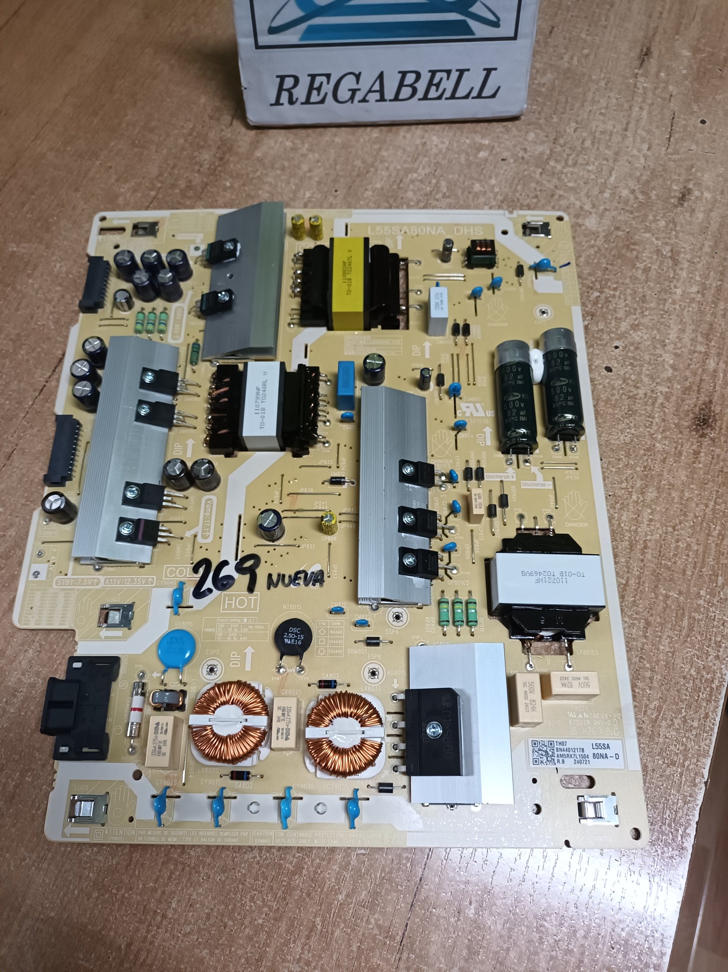 BN44-01217B, NUEVA SIN USAR, de TV SAMSUNG TQ55QN88DBT,
