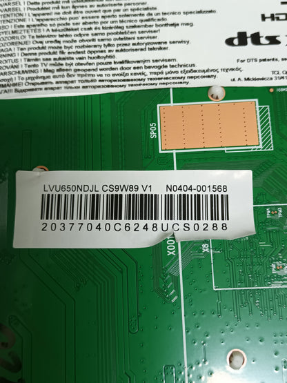 Placa main, 40-M653G1-MAD2HG, , NUEVA SIN USAR, de tv TCL 65C805W1