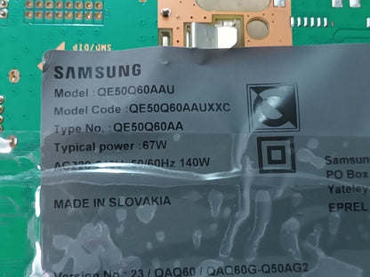 SAMSUNG QE50Q60AAU, componentes TV NUEVOS,
