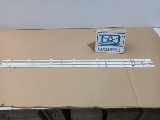 PEAQ PTV-40GF-5024C, KIT TIRAS LED nuevas,