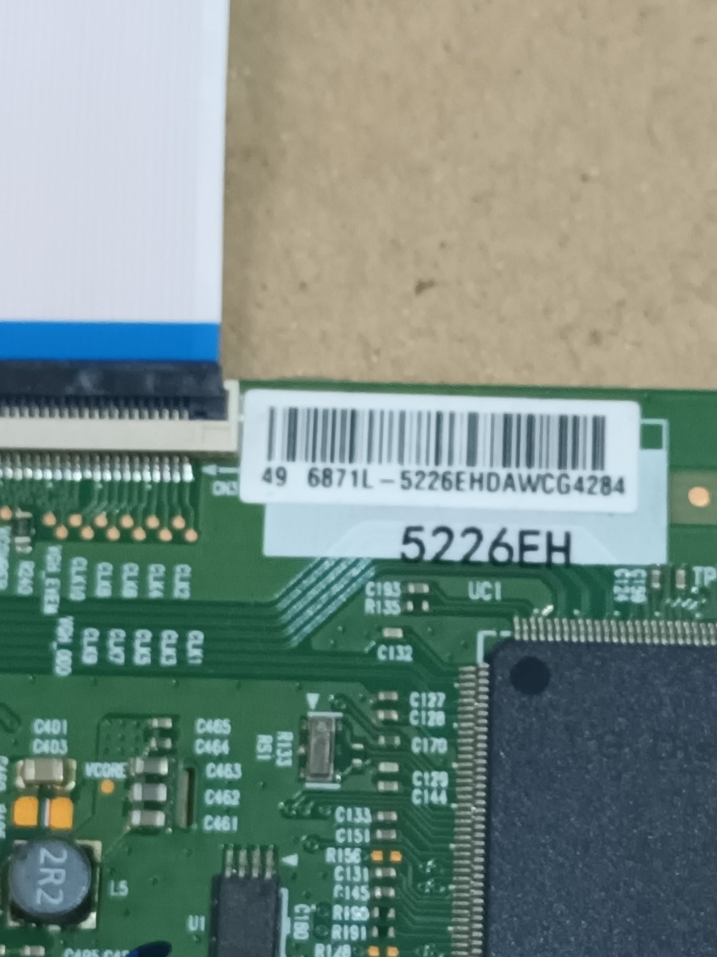 PLACA T-COM, 6870C-0738A,  de TV STREAM SYSTEM BM49B14K,