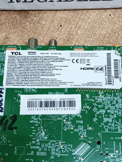 TCL 65P655, componentes de tv NUEVOS, (ref-165)