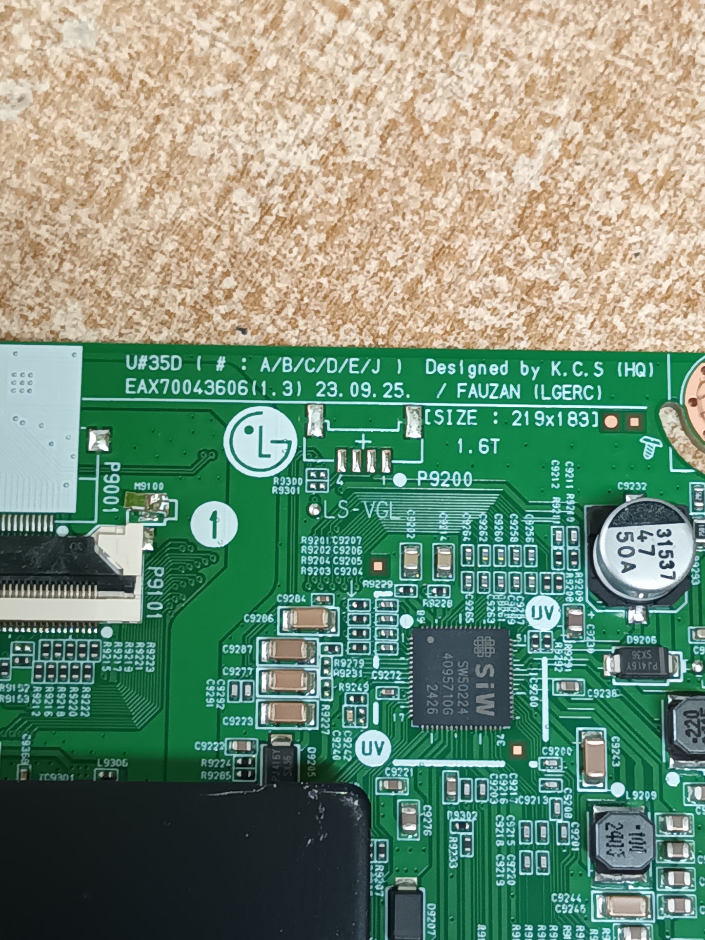 EAX70043606(1.3) de LG43UT80006LA, NUEVA