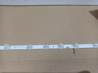 TCL 43P655, KIT TIRAS LED nuevas,