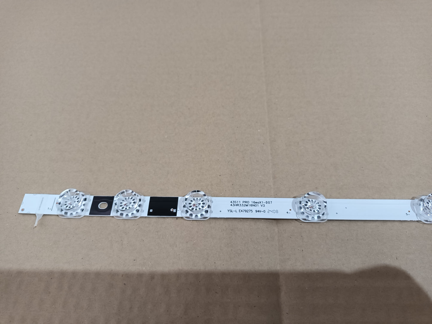 TCL 43P655, KIT TIRAS LED nuevas,