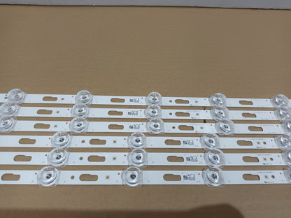 TU65DU7175U SAMSUNG , KIT TIRAS LED nuevas,