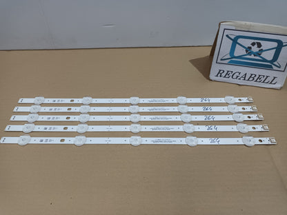 LG43UT80006LA, KIT TIRAS LED nuevas,