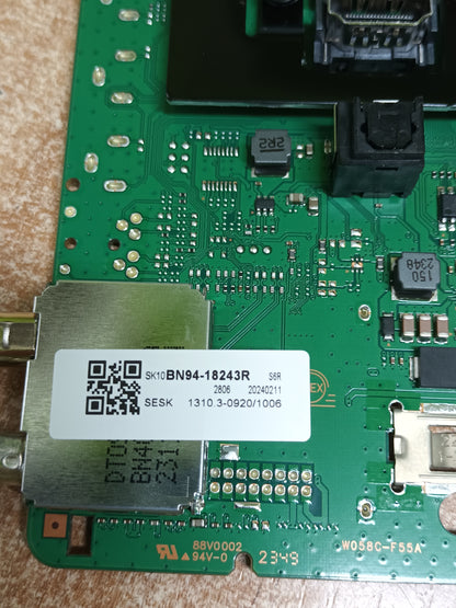 Placa main, BN94-18243R, de tv SAMSUNG QE50Q60CAU, NUEVA SIN USAR,