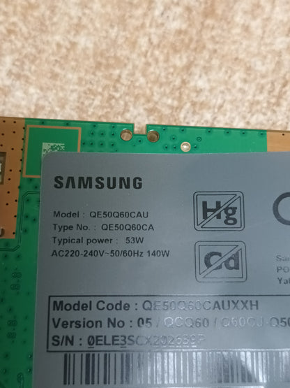 Placa main, BN94-18243R, de tv SAMSUNG QE50Q60CAU, NUEVA SIN USAR,
