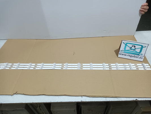 UE50CU7172U SAMSUNG, KIT TIRAS LED nuevas,