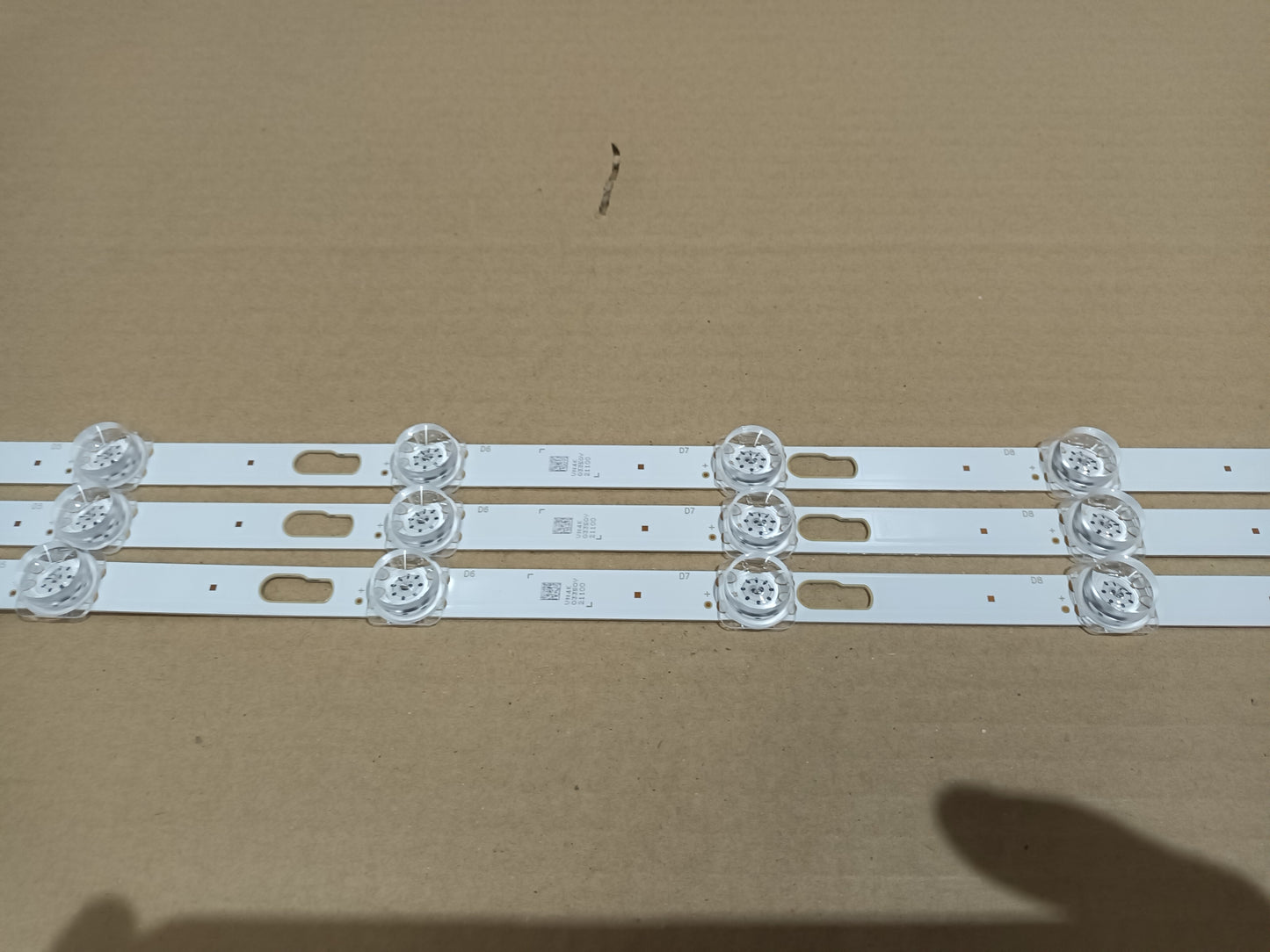 UE50CU7172U SAMSUNG, KIT TIRAS LED nuevas,