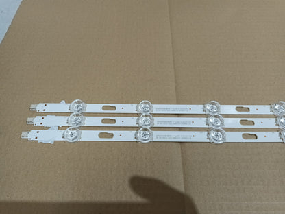UE50CU7172U SAMSUNG, KIT TIRAS LED nuevas,