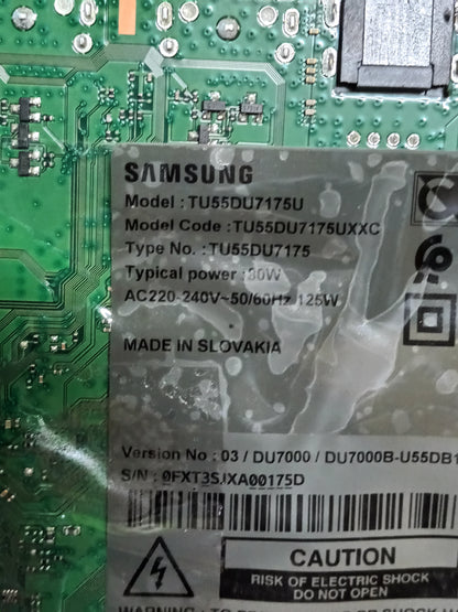 Placa main, BN96-58726F, de tv SAMSUNG TU55DU7125U NUEVA SIN USAR,