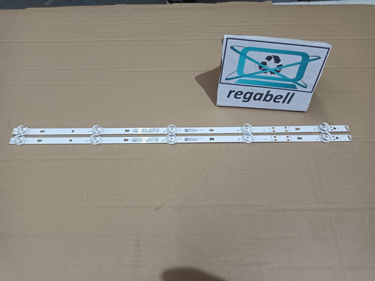 HAIER H32K702FG, KIT TIRAS LED nuevas, (ref-353)