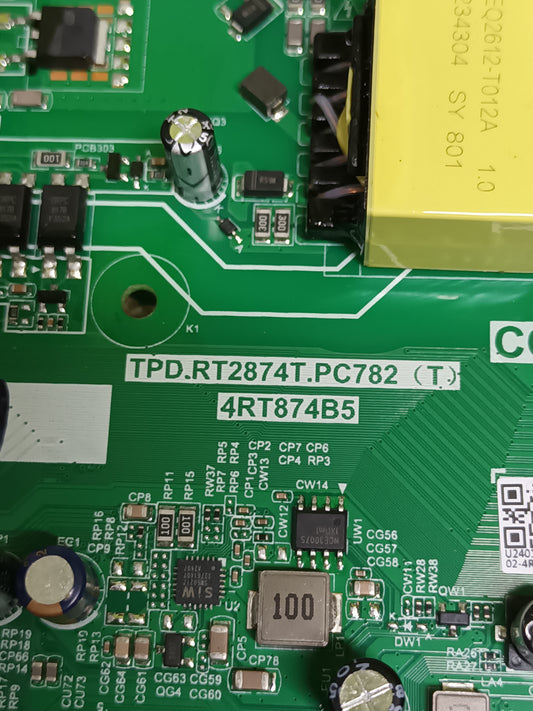 PLACA MAIN, TPD.RT2874.PC782 (T), NUEVA SIN USAR, de tv LG 43UT3006LA