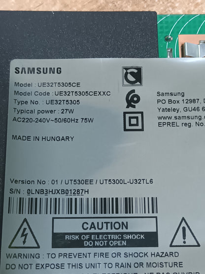 HV320FHB_N10_V01, NUEVA SIN USAR, de TV SAMSUNG UE32T5305CE,