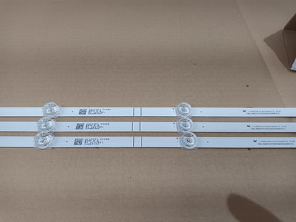 HISENSE 43A6EG, KIT 3 TIRAS LED (ref,356)