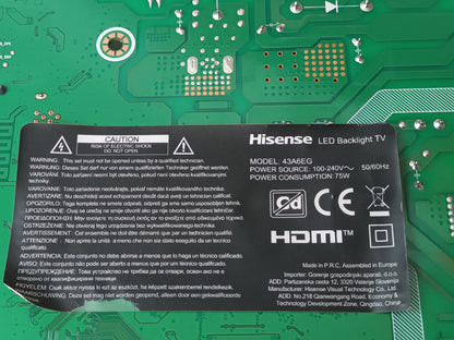 HISENSE 43A6EG, KIT 3 TIRAS LED (ref,356)