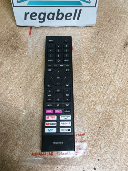 MANDO TV HISENSE 43A6EG, NUEVO SIN USAR, original