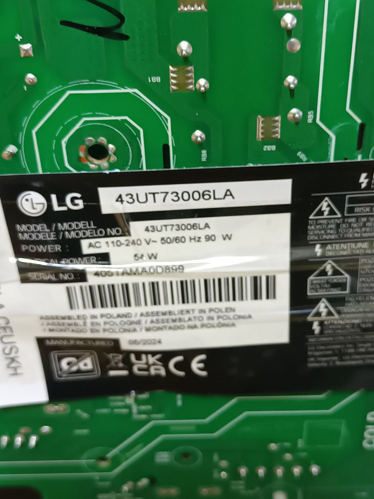 PIES DE TV LG43UT73006LA, NUEVOS, (ref.233)